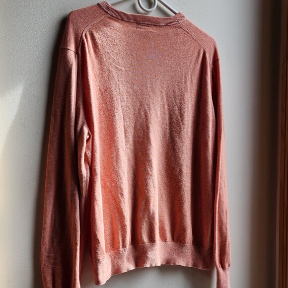 Brooks Brothers "346" Peach/Pink V-Neck Sweater Size Large - Picture 11 of 16